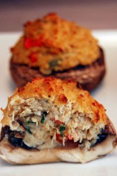 Crab Stuffed Portabella Mushrooms - Collection Of 30 Best Delicious Stuffed Mushroom Recipes