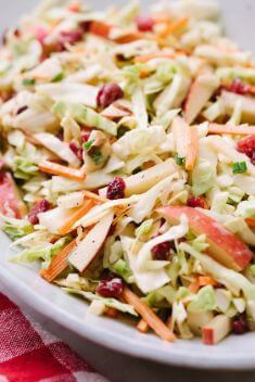 Creamy Apple Coleslaw - Best Easy And Delicious Coleslaw Recipes That You Will Get Hooked
