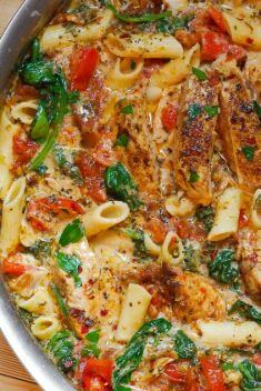Creamy Chicken Pasta With Bacon - Collection Of 30 Bacon Recipe That You Can Vary Your Meal