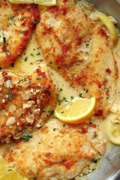 Creamy Lemon Garlic Chicken - 30 Best Garlic Chicken Recipes That You Never Forget
