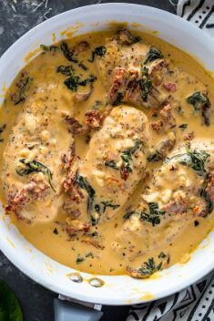 Creamy Sun dried Tomato Chicken - Chicken Breast: Easy And Delicious Dishes
