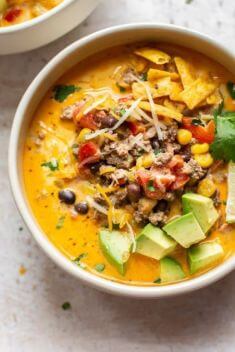 Creamy Taco Soup - Collection of Best Delicious Dinner For The Entire Month