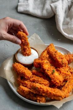 Crispy Baked Buffalo Tofu Wings - 30 Of The Best Easy And Delicious Tofu Recipes To Vary Your Daily Meal