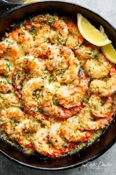 Crispy Baked Shrimp Scampi - 30 Best Easy And Delicious Baked Recipes