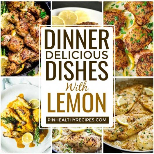 Dinner Delicious Dishes With Lemon