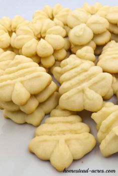 Dutch Butter Cookies - Homemade Butter Cookies Recipes