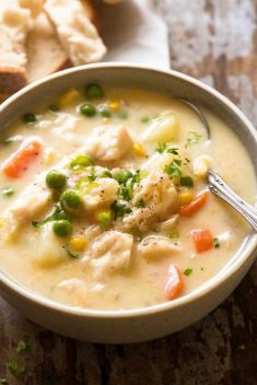 Fish Chowder Soup - 30 Best Delicious Seafood Soup Recipes To Brighten Your Dinner