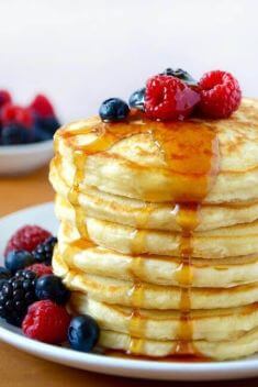 Fluffy Greek Yogurt Pancakes - Homemade Pancake Recipes For You