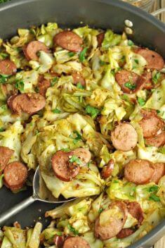 Fried Cabbage With Kielbasa - Quick And Delicious Cabbage Recipes