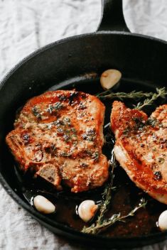 Garlic Butter Baked Pork Chops - Baked Pork: Easy And Delicious Dishes For Your Meal