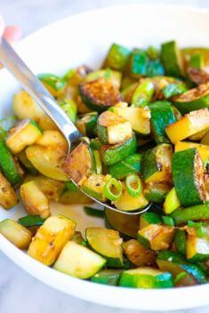 Garlic Butter Sauteed Zucchini - 30 Best Zucchini Recipes That You Will Fall In Love