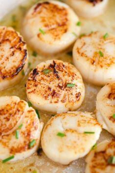 Garlic Butter Scallops - Best Scallop Dishes Recipes You Should Try