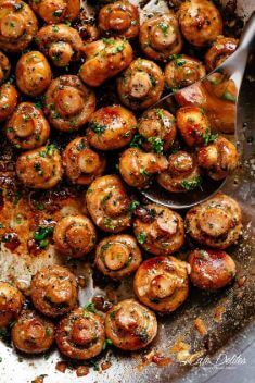 Garlic Mushrooms - Collection of The Best Easy And Delicious Vegetable Recipes