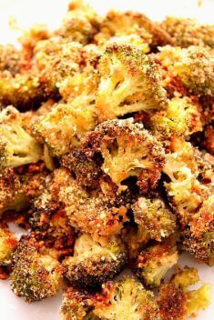 Garlic Parmesan Roasted Broccoli - Collection of The Best Easy And Delicious Vegetable Recipes