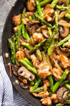 Ginger Chicken Asparagus Stir Fry - 30 Of The Best Easy And Delicious Stir-Fry Recipes