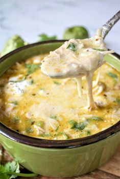 Green Enchiladas Chicken Soup 1 - 30 Easy And Delicious Keto Recipes To Weight Loss Effectively