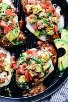 Grilled California Avocado Chicken - 30 Of The Best Healthy Recipes