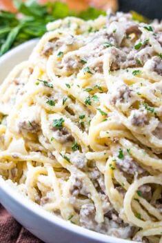 Ground Beef Carbonara an Easy Flavorful Pasta - Ground Beef Recipes To Vary Your Meal