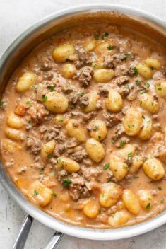 Ground Beef Gnocchi - Ground Beef Recipes To Vary Your Meal