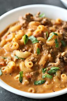 Ground Beef and Macaroni Tomato Soup - Ground Beef Recipes To Vary Your Meal