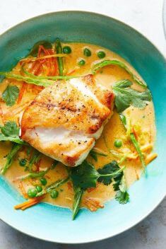 Grouper Fillets With Ginger and Coconut Curry - Crazy Good Fish Recipes