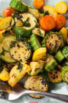 Herb Roasted Zucchini and Carrots - Collection of The Best Easy And Delicious Vegetable Recipes