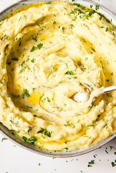 Herb and Garlic Mashed Potatoes - Collection of The Best Delicious Mashed Potato Recipes