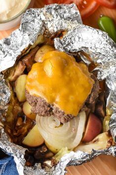Hobo Dinner Hamburger Foil Packets - Top Foil Packet Recipes That You Will Love