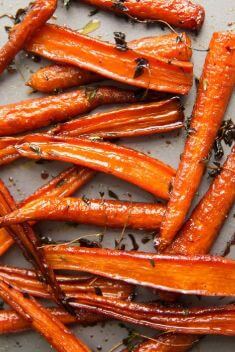 Honey Balsamic Roasted Carrots - Roasted Carrot: Easy And Delicious Side Dishes