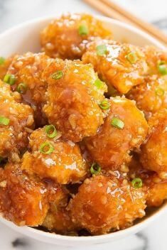 Honey Garlic Baked Cauliflower Bites - Savory Cauliflower Recipes To Light Up Your Meal