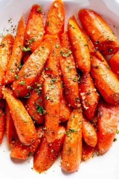 Honey Garlic Butter Roasted Carrots - Roasted Carrot: Easy And Delicious Side Dishes