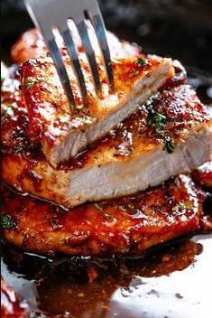 Honey Garlic Pork Chops 1 - Baked Pork: Easy And Delicious Dishes For Your Meal