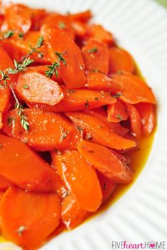 Honey Glazed Carrots with Thyme Lemon - 30 Of The Best Easy And Delicious Stir-Fry Recipes