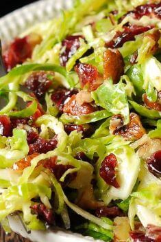 Honey Mustard Brussels Sprout Salad - 30 Best Easy And Delicious Brussels Sprouts Recipes For Your Meals
