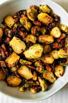 Honey Mustard Roasted Brussels Sprouts - 30 Best Easy And Delicious Brussels Sprouts Recipes For Your Meals