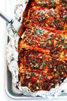 Honey Mustard Salmon in Foil - Top-Rated Salmon Recipes For Your Dinner