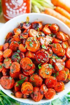 Honey Sriracha Roasted Carrots - Roasted Carrot: Easy And Delicious Side Dishes