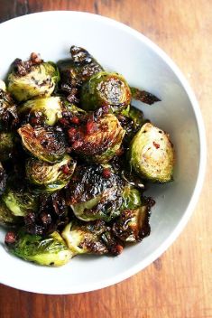Ina Garten’s Roasted Balsamic Brussels Sprouts - 30 Best Easy And Delicious Brussels Sprouts Recipes For Your Meals