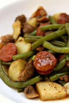 Instant Pot Cajun Sausage Potatoes and Green Beans - 30 Best Delicious Sausage Recipe That You Will Fall In Love