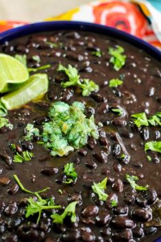 Instant Pot Cuban Black Beans - Easy And Healthy Black Bean Recipes