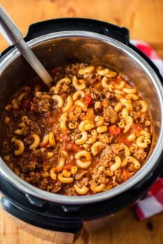 Instant Pot Goulash - Ground Beef Recipes To Vary Your Meal