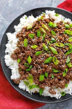 Instant Pot Korean Ground Beef - Ground Beef Recipes To Vary Your Meal