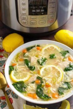 Instant Pot Lemon Chicken Orzo Soup - Top-Rated Chicken Soup Recipes That You Should Save On Hand