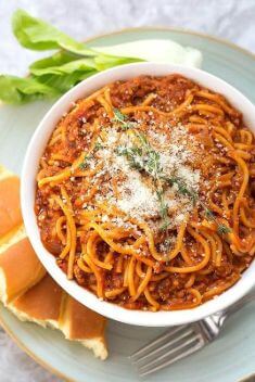 Instant Pot Mini Spaghetti - Crazy Good Spaghetti Recipes