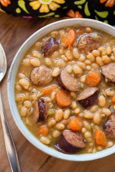 Instant Pot Sausage and White Beans - 30 Best Delicious Sausage Recipe That You Will Fall In Love