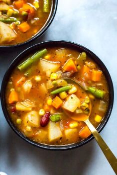 Instant Pot Vegetable Bean Soup - 30 Easy And Delicious Vegetable Soup Recipes