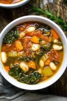 Instant Pot White Bean Kale Soup - 30 Easy And Delicious Vegetable Soup Recipes