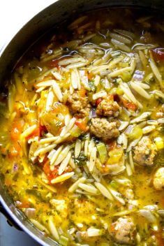 Italian Sausage Orzo Soup for Instant Pot or Stove - Amazing Sausage Soups That You Will Blow Your Mind