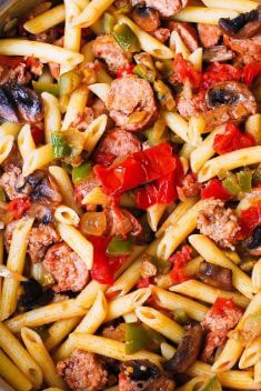 Italian Sausage Pasta with Vegetables - Sausage Pasta: Delicious Dishes To Vary Your Daily Meal