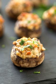 Italian Stuffed Mushrooms with Sausage - Collection Of 30 Best Delicious Stuffed Mushroom Recipes